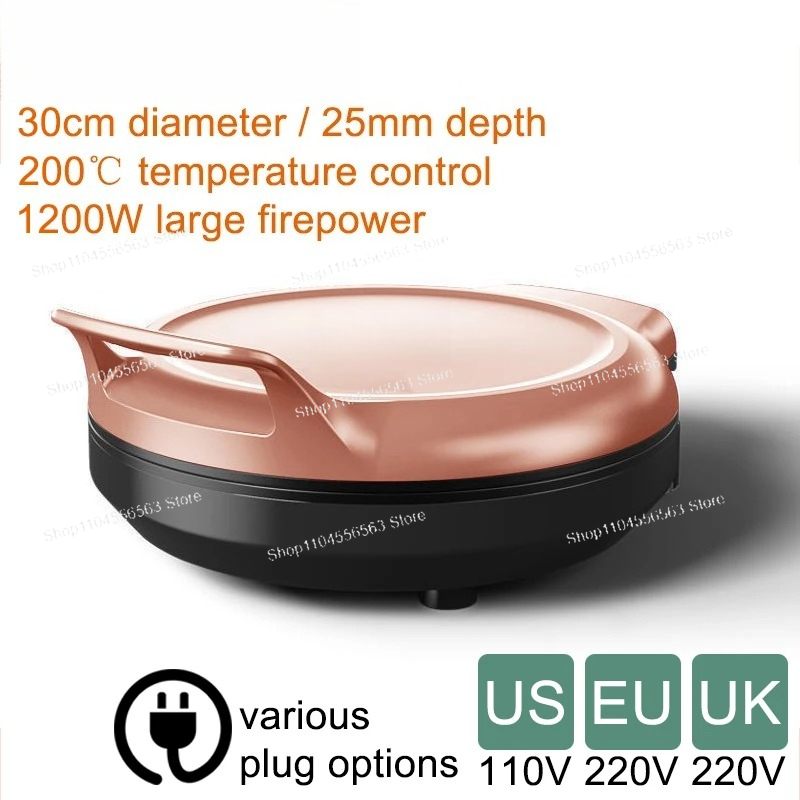Crepe Maker Griddle - Máquina eléctrica para hacer tortitas de