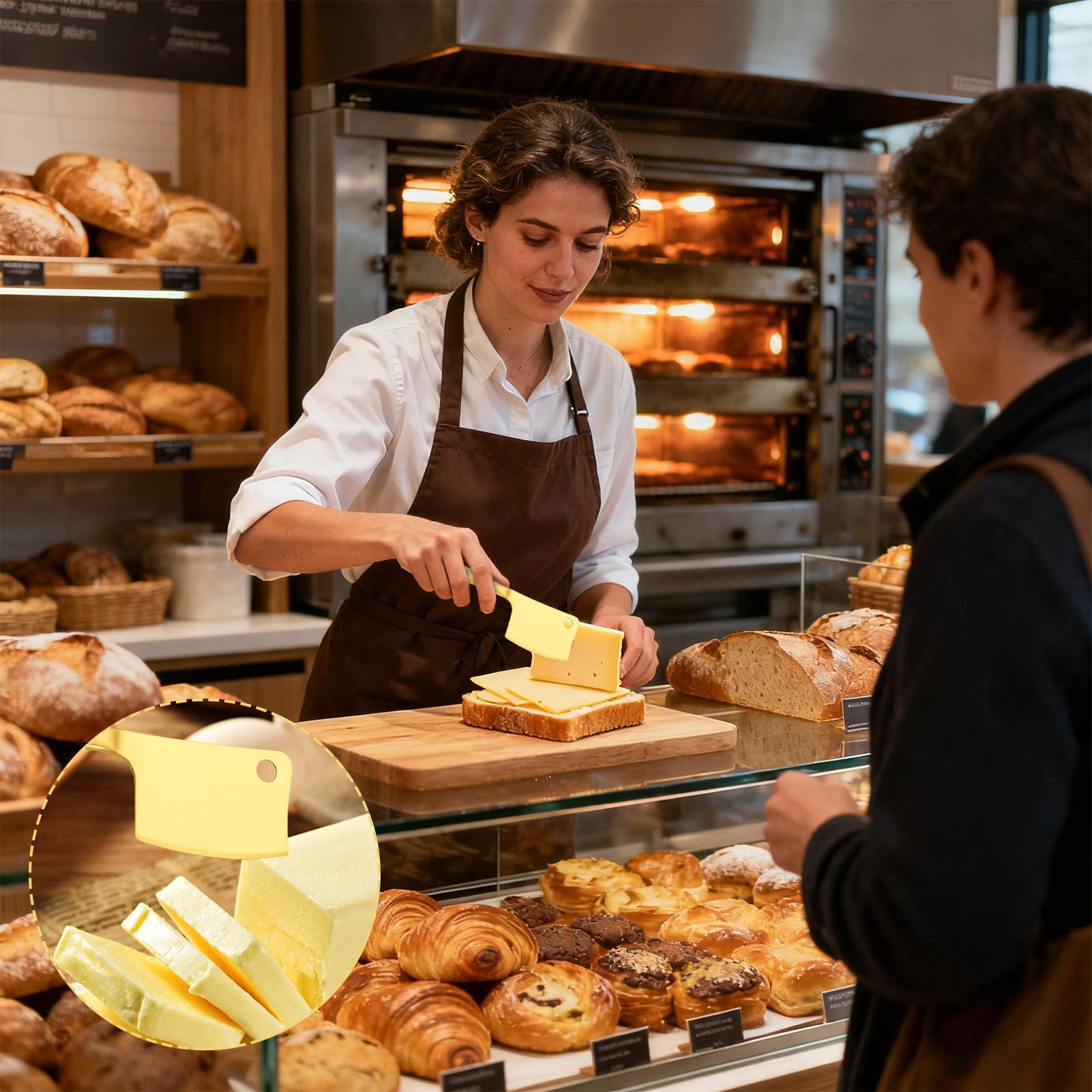 Commercial Kitchen In Home - Rebanador de queso multifuncional de mano,