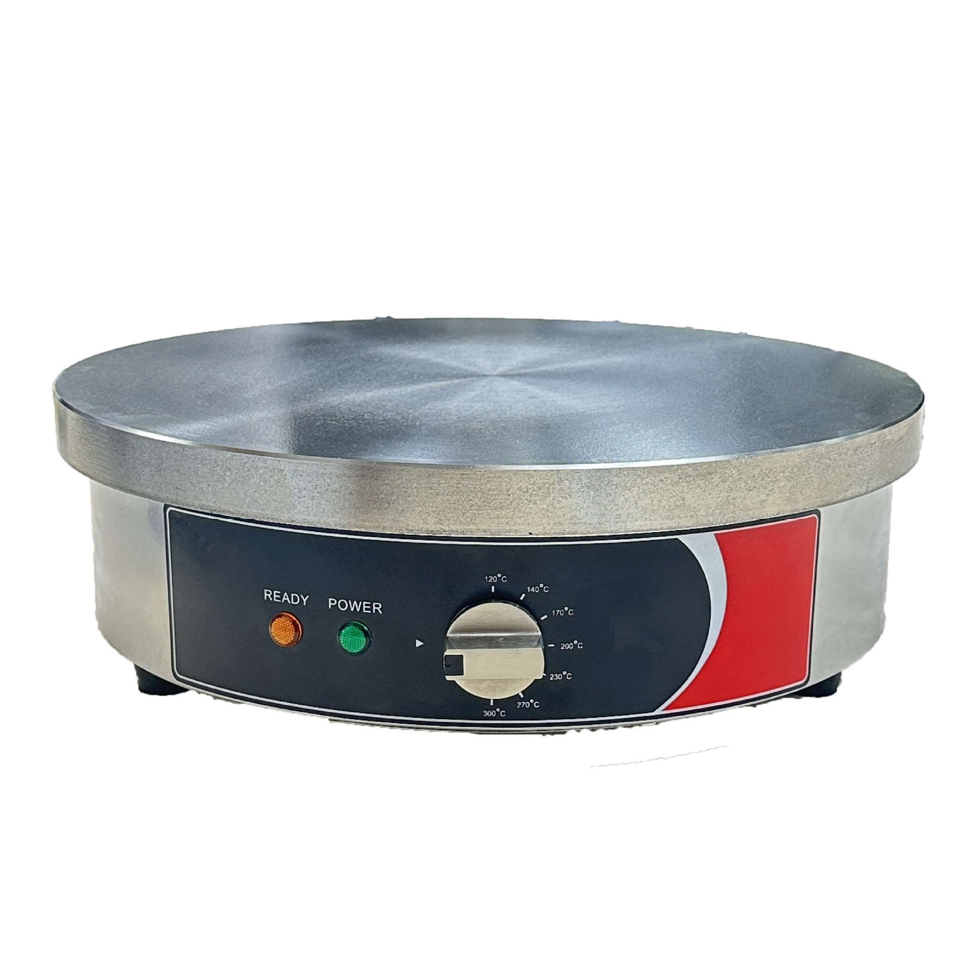 Crepe Maker Griddle - Crepera Comercial Redonda de Hierro Fundido,