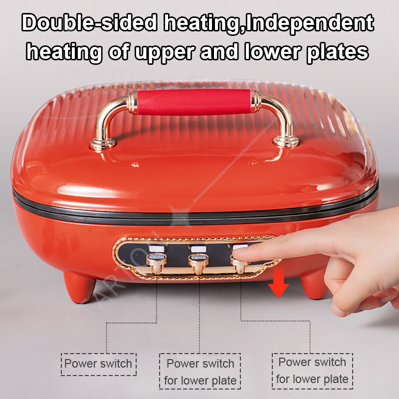 Crepe Maker Griddle - Máquina para hacer crepes, sartén calefactora