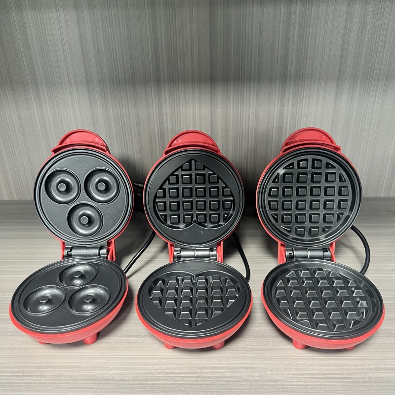 Sandwich Press Panini - Mini Waflera Multifuncional en Forma de