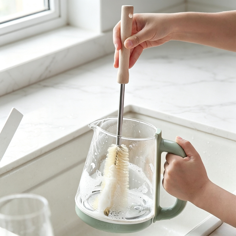 Commercial Kitchen Cleaning - Cepillo para biberones con mango largo