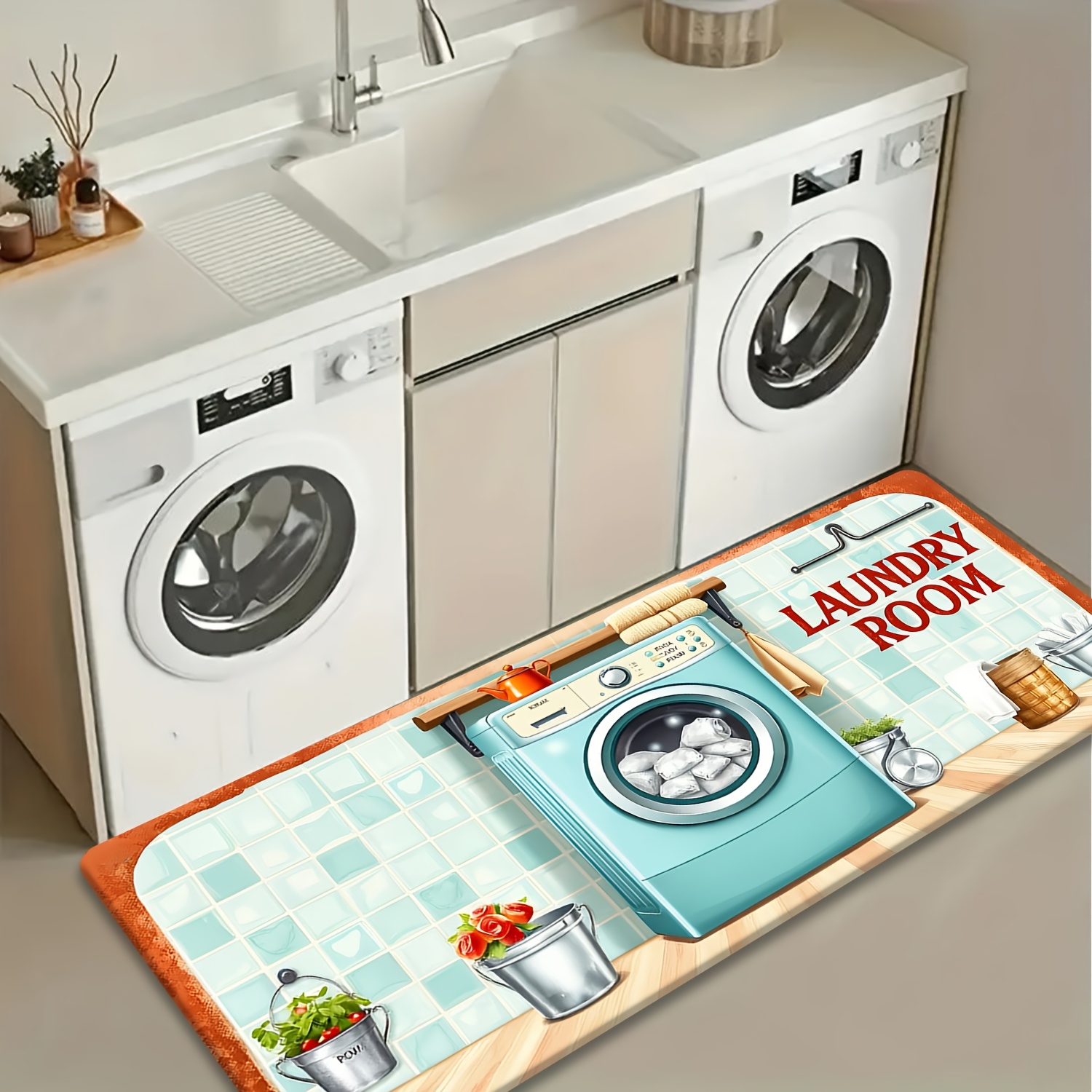 Commercial Kitchen Tile Flooring - Alfombra de pasillo larga y suave