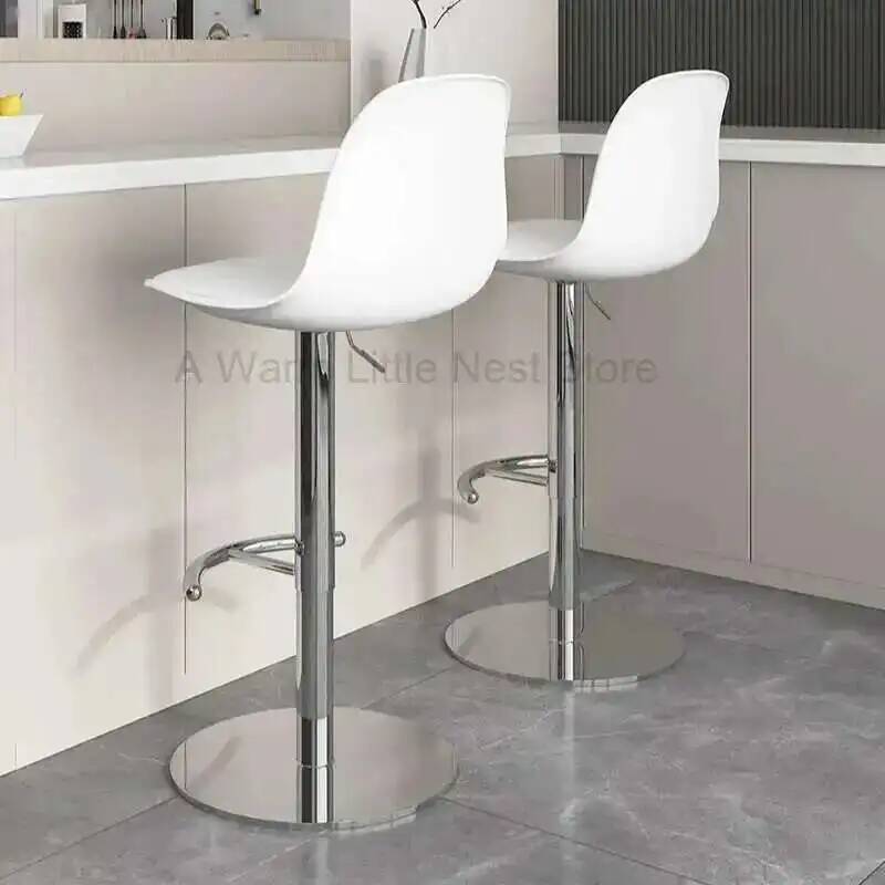 Commercial Kitchen Interior - Sillas giratorias ajustables de acero inoxidable