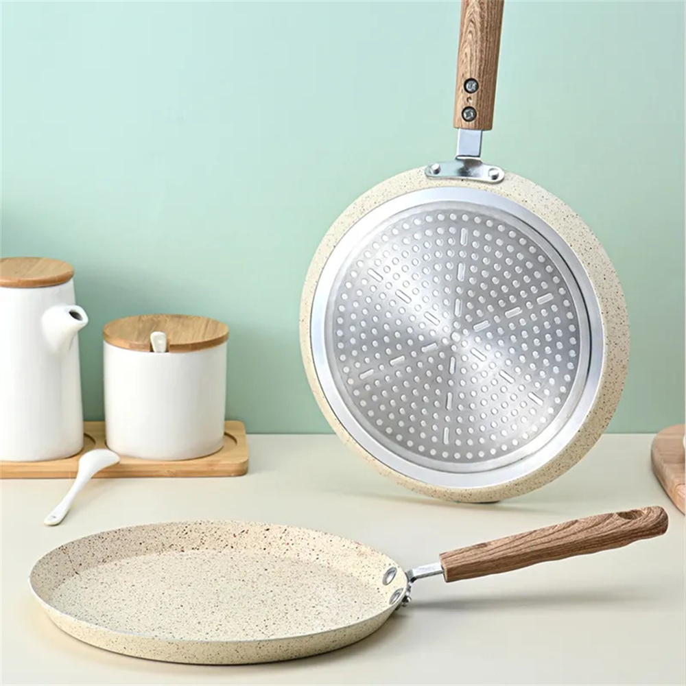 Crepe Maker Griddle - Sartén antiadherente para panqueques, sartén para