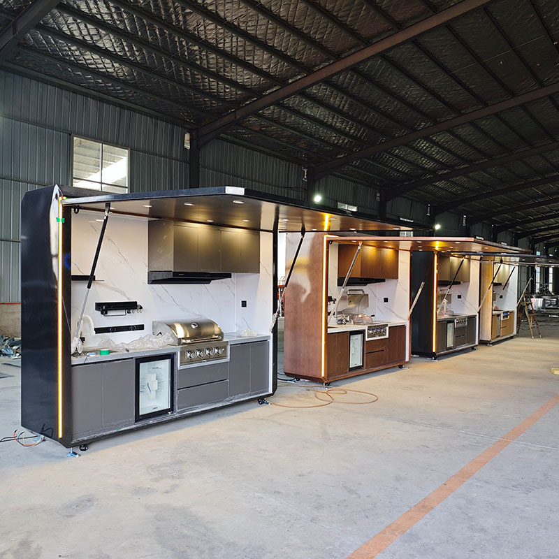Commercial Kitchen Grill - Cocina Exterior de Grado Comercial con