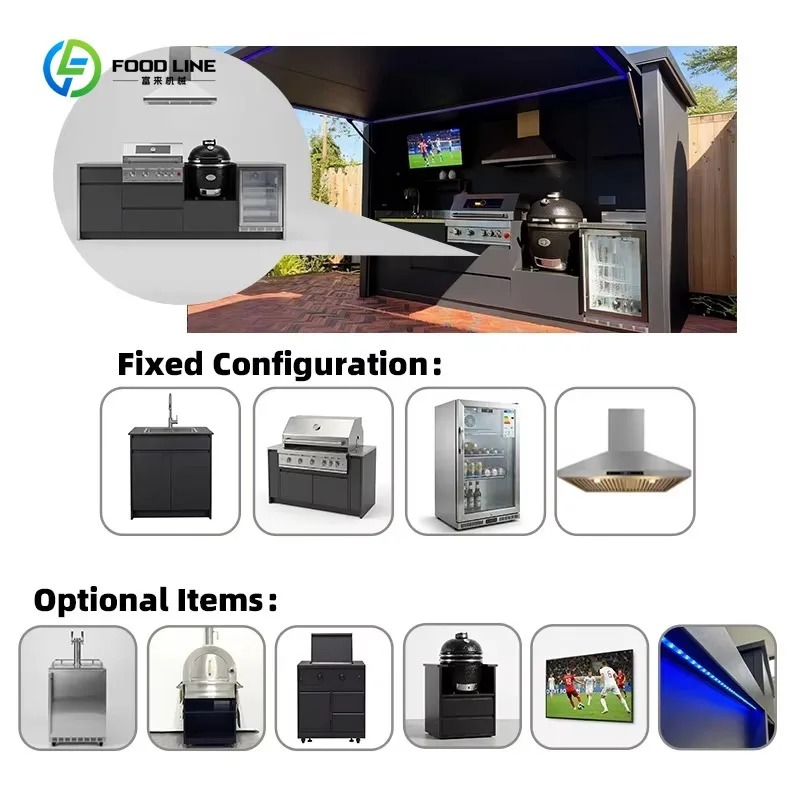 Cocina Modular Exterior Person - Commercial Kitchen Grill reseña y precio