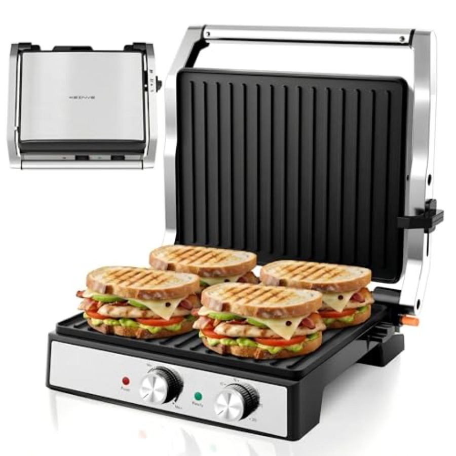 Prensa para sándwiches Panini  - Sandwich Press Panini reseña y precio