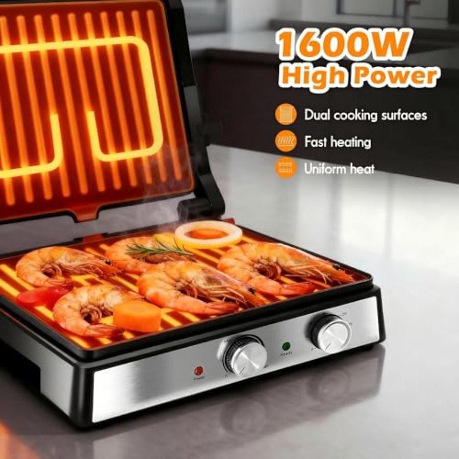 Prensa para sándwiches Panini  - Sandwich Press Panini reseña y precio