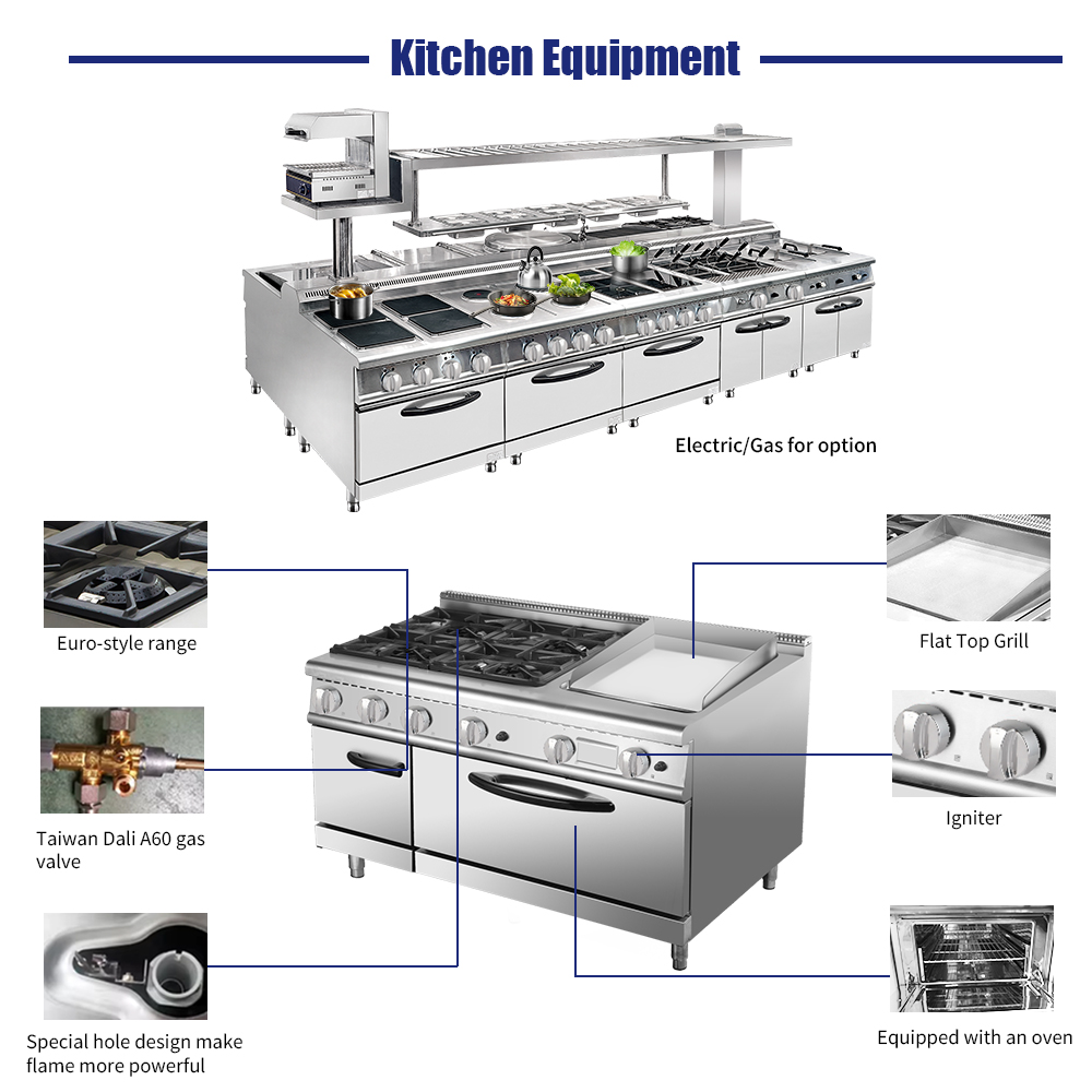 Conjunto de Equipos de Cocina  - Commercial Kitchen Kitchen reseña y precio