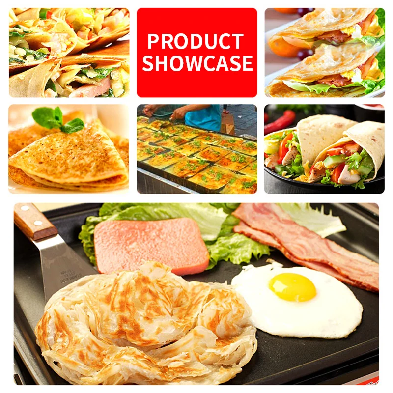 Plancha Eléctrica Giratoria Ma - Crepe Maker Griddle reseña y precio
