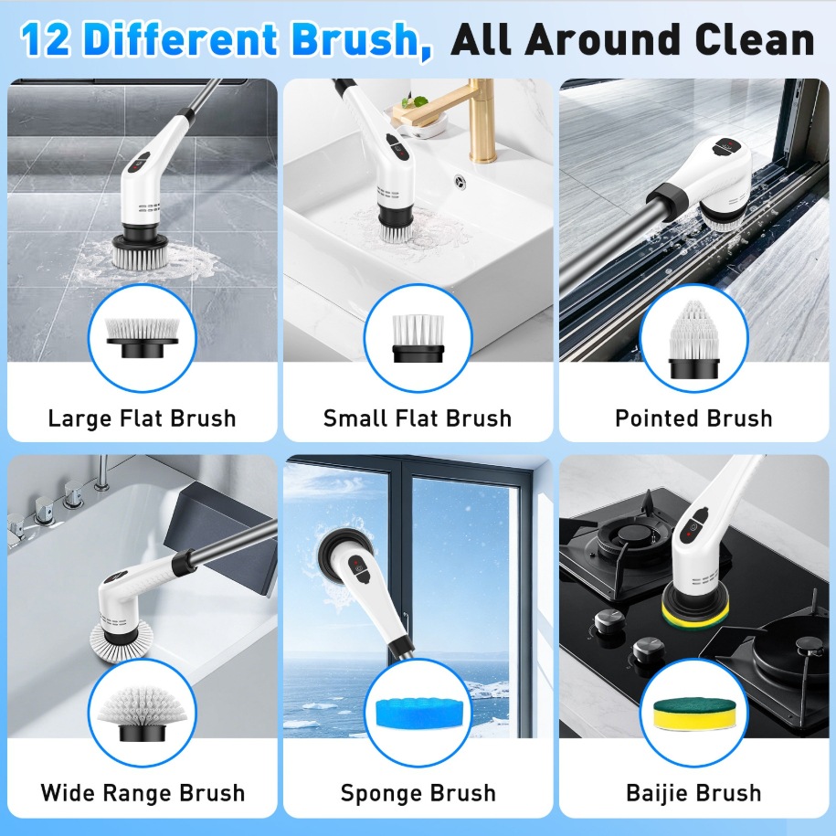 Cepillo de limpieza eléctrico  - Commercial Kitchen Cleaning reseña y precio