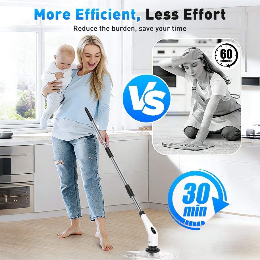 Cepillo de limpieza eléctrico  - Commercial Kitchen Cleaning reseña y precio