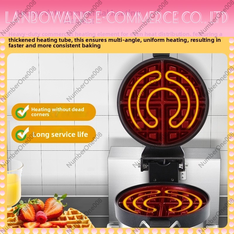 Plancha Giratoria para Waffles - Crepe Maker Griddle reseña y precio