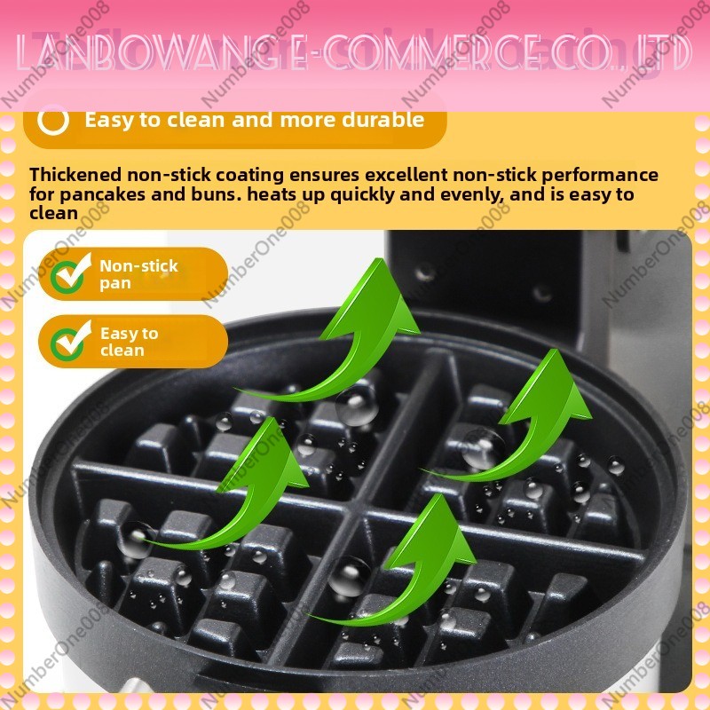 Plancha Giratoria para Waffles - Crepe Maker Griddle reseña y precio