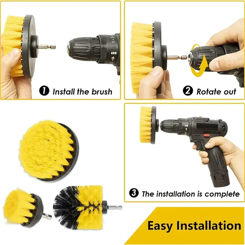 Juego de 3 cepillos de limpiez - Commercial Kitchen Cleaning reseña y precio