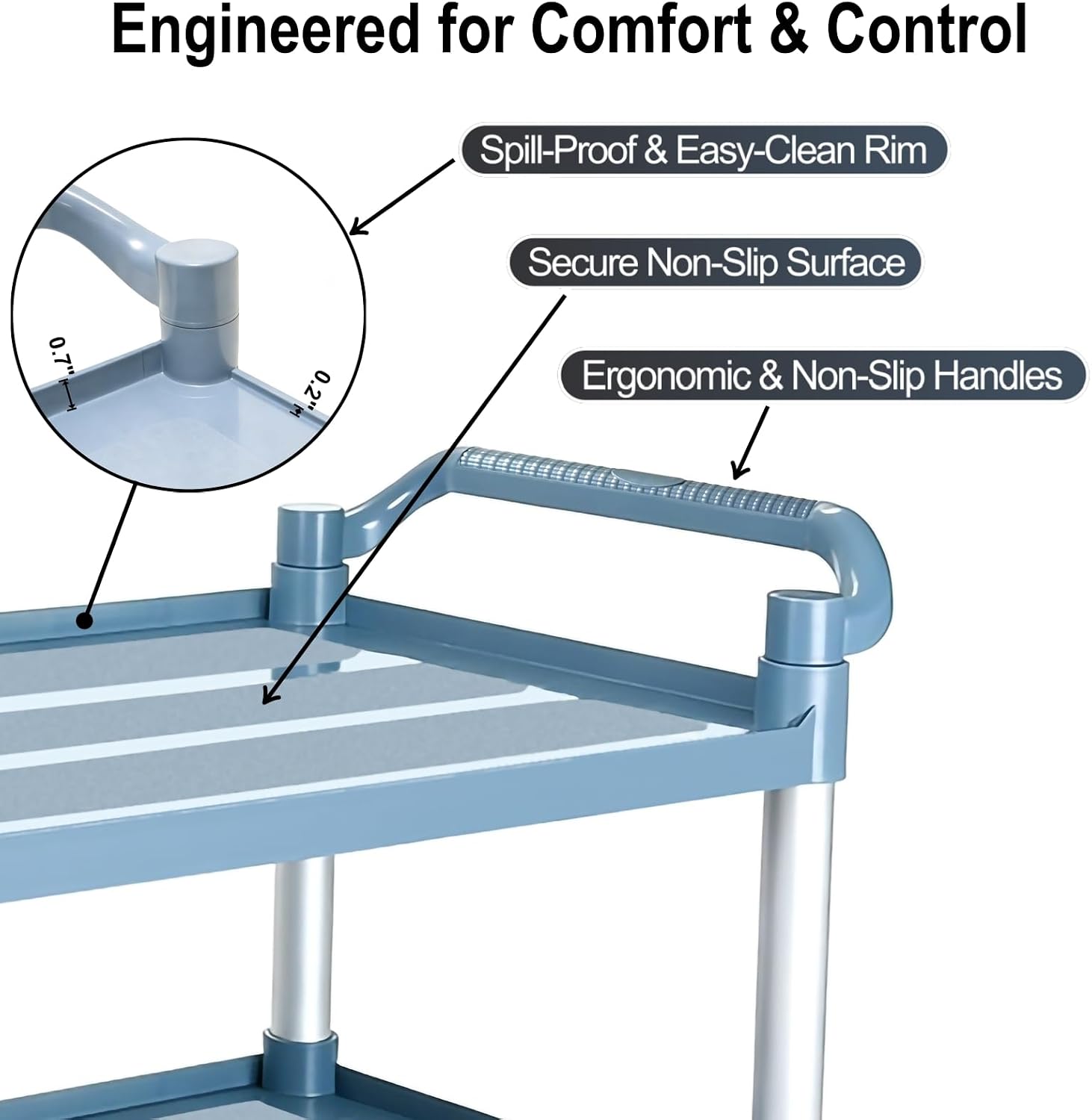 Carrito de Servicio Rodante de - Commercial Kitchen In Home reseña y precio