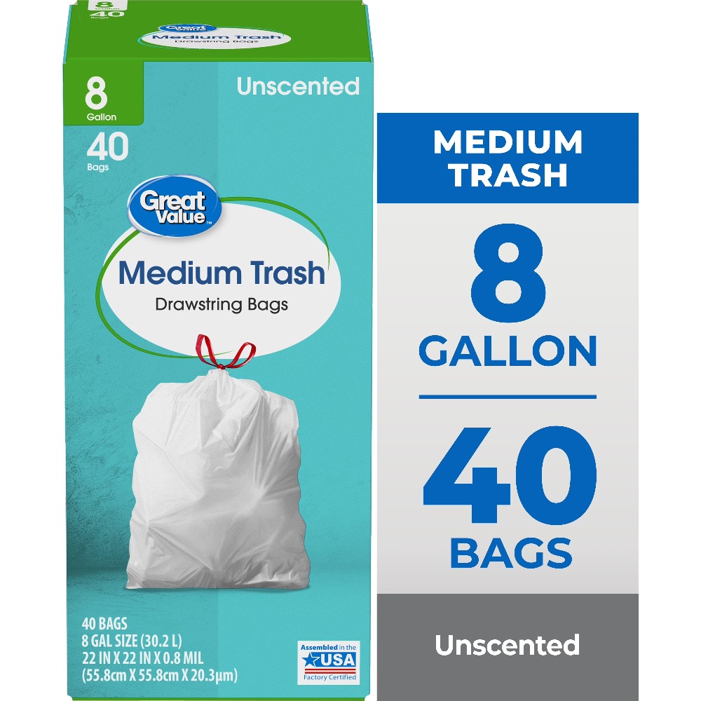 Bolsas de Basura con Cordón, 8 - Commercial Kitchen In Home reseña y precio