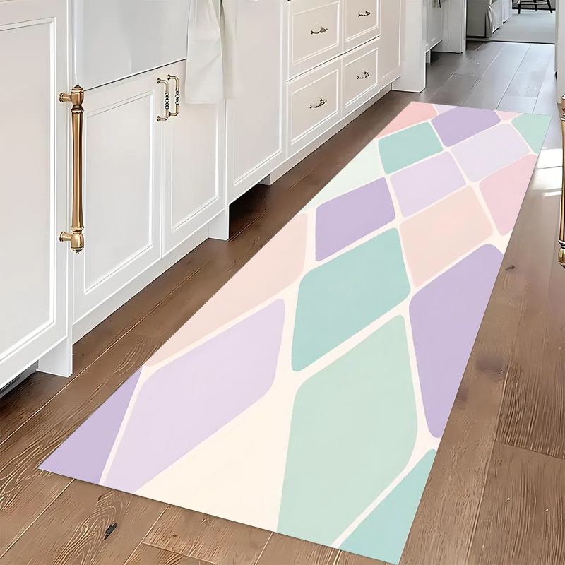 Alfombra de pasillo geométrica - Commercial Kitchen Tile Flooring reseña y precio