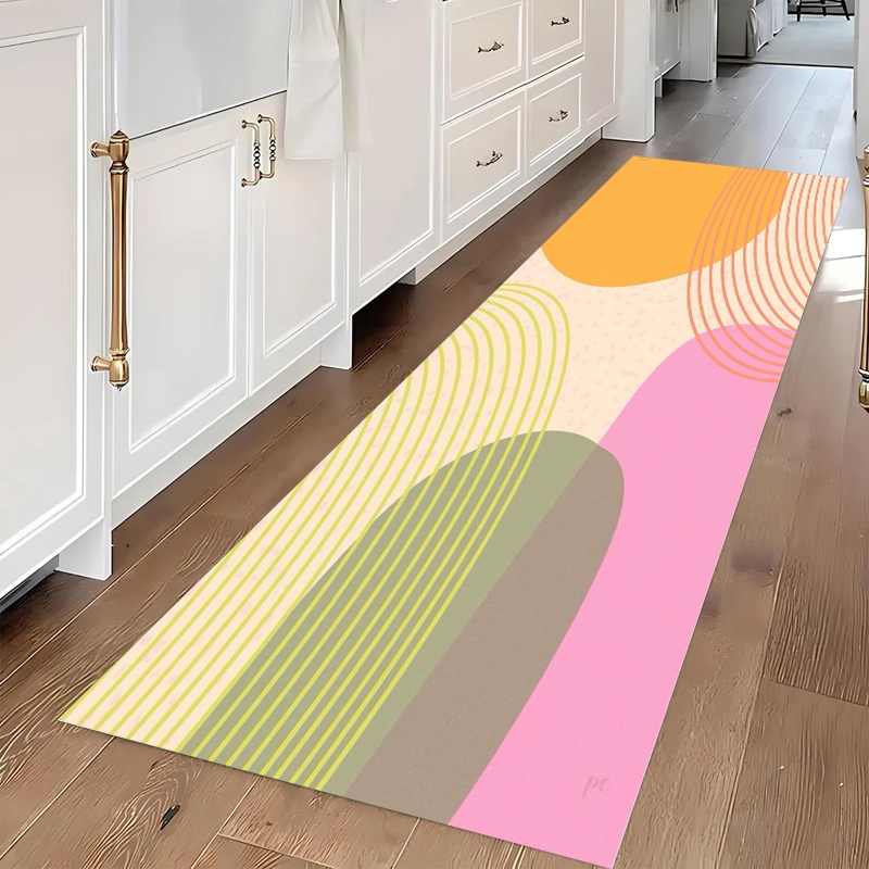 Alfombra de pasillo geométrica - Commercial Kitchen Tile Flooring reseña y precio