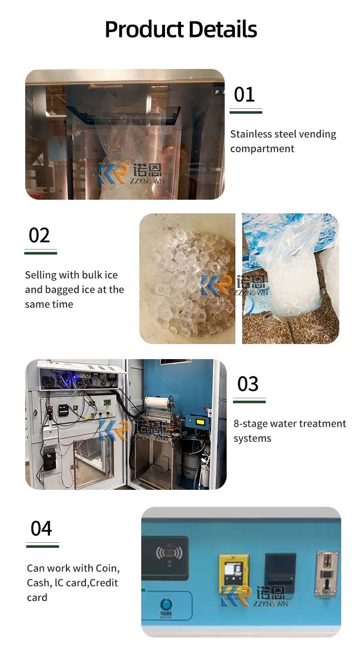 Máquina Expendedora de Hielo d - Commercial Ice Maker reseña y precio