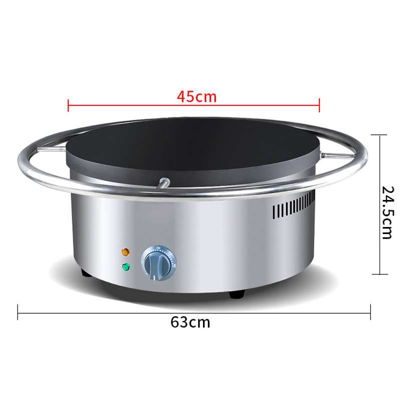 Plancha Eléctrica Giratoria Ma - Crepe Maker Griddle reseña y precio