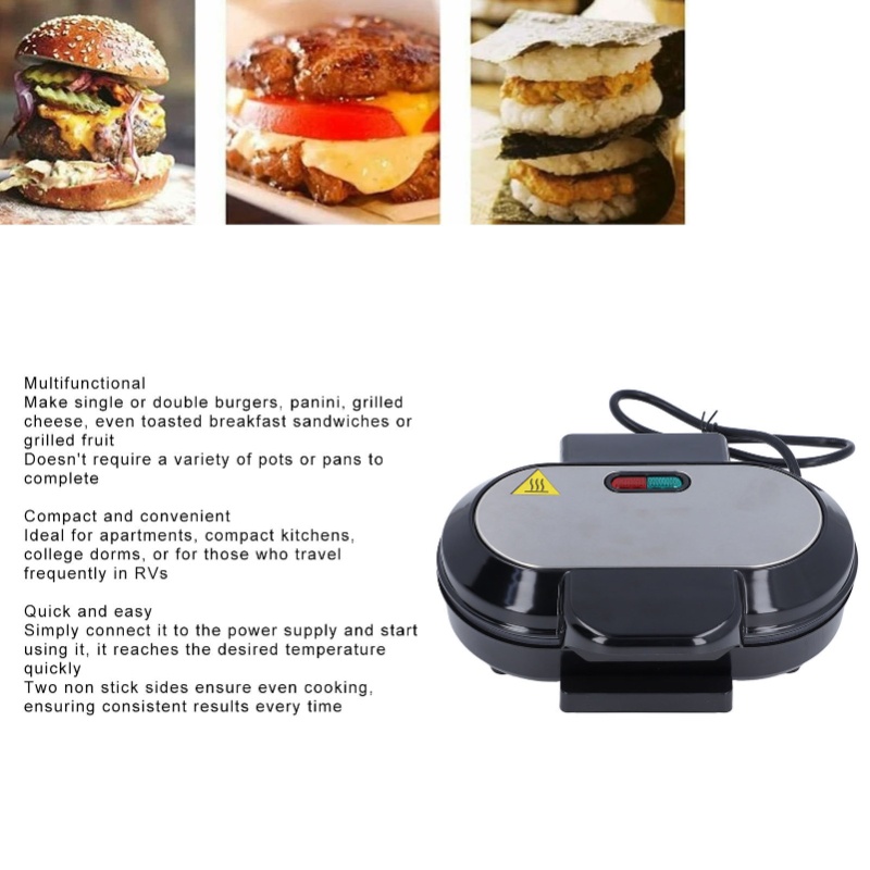 Parrilla Eléctrica para Filete - Sandwich Press Panini reseña y precio