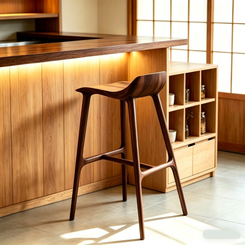 Taburetes de madera para ahorr - Commercial Kitchen Interior reseña y precio